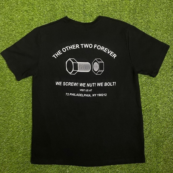 KOREAN BOLT & NUT HEAVY QUALITY CREW NECK T-SHIRT FOR MEN’S & WOMEN’S - Picture 4 of 5